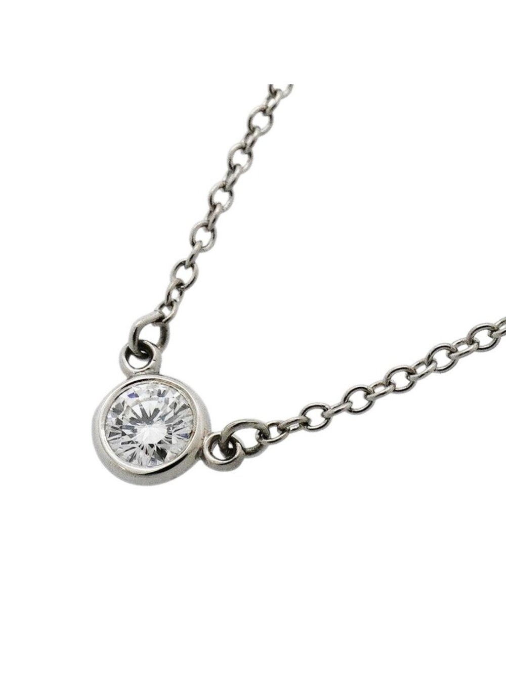 Tiffany & Co Necklace by the Yard Platinum Diamond